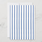 Blue Tulip Sweet 16 Einladungen (Rückseite)