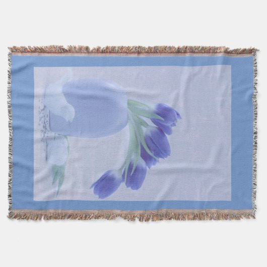 Blue Tulips Still Life Decke (Vorderseite)