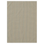 Blue Türkis Aquamarin Orange Tan Brown Tribal Art Tischdecke (Vorderseite)