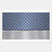 BLUE TURQUOISE BROWN SILVER METAL AUSSEHEN GESCHENKPAPIER SET (Vorderseite)