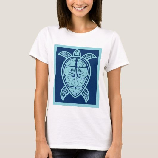 Blue Turtle T - Shirt (Vorderseite)