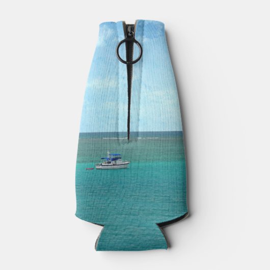 Blue Turtle Trawler Flaschenkühler (Rückseite)