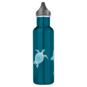 Blue Turtle Tribal Monogram Coastwater Flasche Edelstahlflasche (Links)