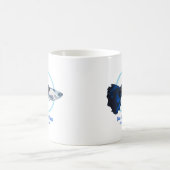 Blue Tuxedo Guppy Kaffeetasse (Mittel)
