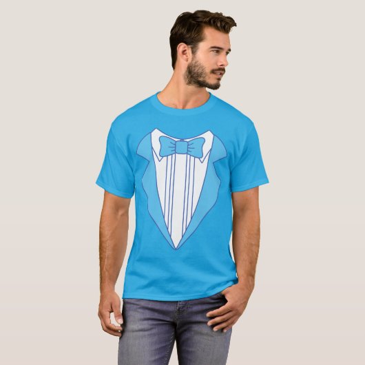 Blue Tuxedo T - Shirt (Vorne ganz)