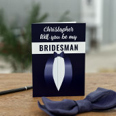 Blue Tuxedo Wedding Brautparty Vorschlag Card Einladung