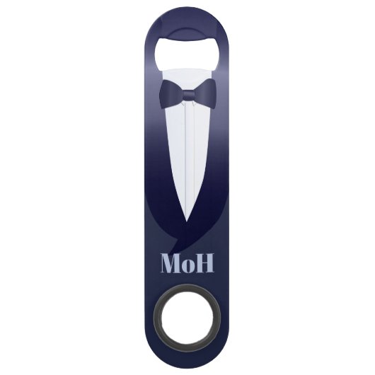 Blue Tuxedo Wedding Man of Honey Bar Key (Vorderseite)