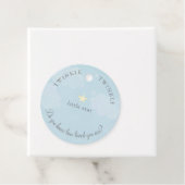 Blue Twinkle Little Star Baby Dusche Geburtstag Geschenkanhänger (Beispiel)