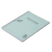 Blue Two birds following their dreams Notizblock (Linke Seite)