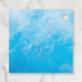 Blue Two Less Fish im Meer Danke Geschenkanhänger (Rückseite)