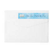 Blue Two less Fish in Sea Address Label (Rückseite)