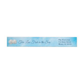 Blue Two less Fish in Sea Address Label (Person)