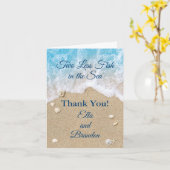 Blue Two Less Fish in Sea Foto Danke Karte (Gelbe Blume)