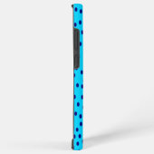 Blue Two Toned Polka Dots Samsung Galaxy Hülle (Rechte Seite)
