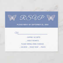 Blue UAWG Butterfly Wedding Butterfly Party