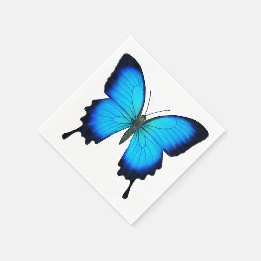 Blue Ulysses Butterfly Napkins Serviette (Ecke)