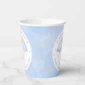 Blue Umbrella Baby Dusche Pappbecher (Links)