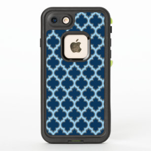 Blue und Baby Blue Trellis, Lattice, Quatrefolie