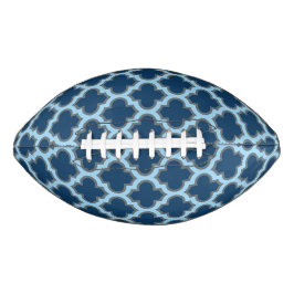 Blue und Baby Blue Trellis, Lattice, Quatrefolie Football