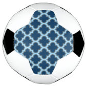 Blue und Baby Blue Trellis, Lattice, Quatrefolie Fußball (Gedreht)