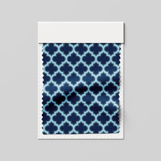 Blue und Baby Blue Trellis, Lattice, Quatrefolie Stoff
