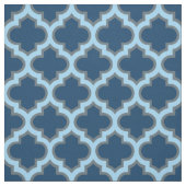 Blue und Baby Blue Trellis, Lattice, Quatrefolie Stoff (Muster)