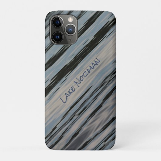 Blue und Black Diagonal Streifen Case-Mate iPhone Hülle (Rückseite)