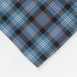Blue und Black Kariert Fitzgerald Tartan Fleecedecke