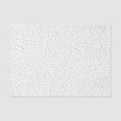 Blue und Gold Dots Seidenpapier (Vorderseite)