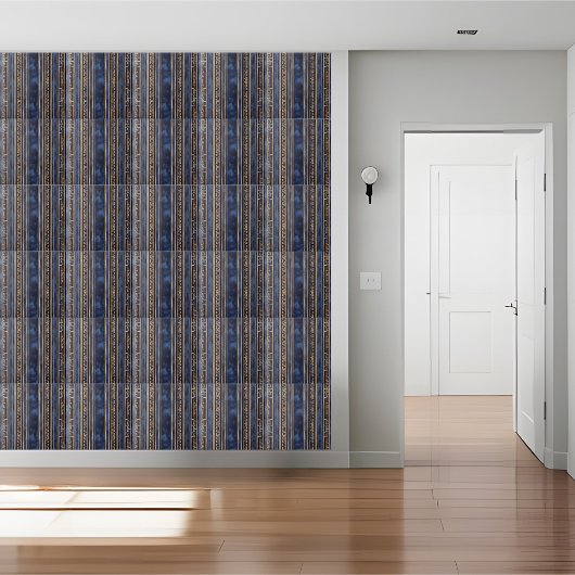 Blue und Gold Meander gestalten griechische Key Ti Fliese