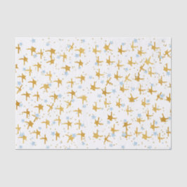 Blue und Gold Stars Confetti Tissue Paper Seidenpapier
