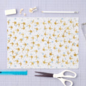 Blue und Gold Stars Confetti Tissue Paper Seidenpapier (Handwerk)