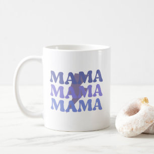 Blue und Lila Mama Mama Mama Mama Coffee Tasse