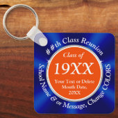 Blue und Orange Cheap, Class Wiedersehen Gift Idea Schlüsselanhänger (Vorderseite)