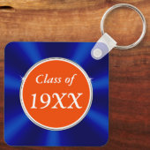 Blue und Orange Cheap, Class Wiedersehen Gift Idea Schlüsselanhänger (Rückseite)