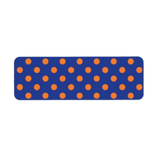 Blue und Orange Polka Dots (Vorne)