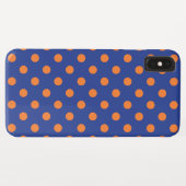Blue und Orange Polka Dots Case-Mate iPhone Hülle (Rückseite (Horizontal))