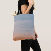 BLUE- UND ORANGE-SKIEN-FLOCK TASCHE (Von Nahem)