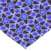 Blue und Violet Star Tile Table Runner Kurzer Tischläufer (Ecke)