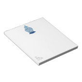 Blue und White Ginger Jar Notepad Notizblock (angewinkelt)