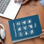 Blue und White Notizblock