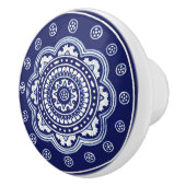 Blue und White Talavera Five Keramikknauf (Rechts)