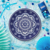 Blue und White Talavera Five Pappteller (Party)