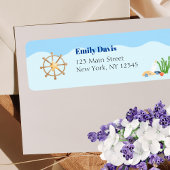 Blue Under Sea Baby Boy Shower Ship Rudder