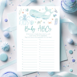 Blue under the Sea Baby ABCs Duschgame
