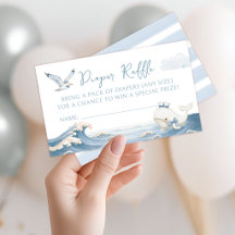 Blue Under the Sea Ocean Baby Boy Windel-Raffle
