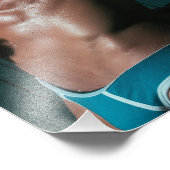 Blue Underwear Boy Hot Typ Poster (Ecke)