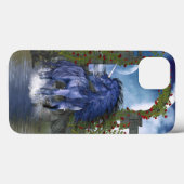 Blue Unicorn 2 Case-Mate iPhone Hülle (Rückseite (Horizontal))