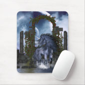 Blue Unicorn 2 Mousepad (Mit Mouse)