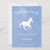 Blue Unicorn Ankündigung Datum freihalten (Vorderseite)